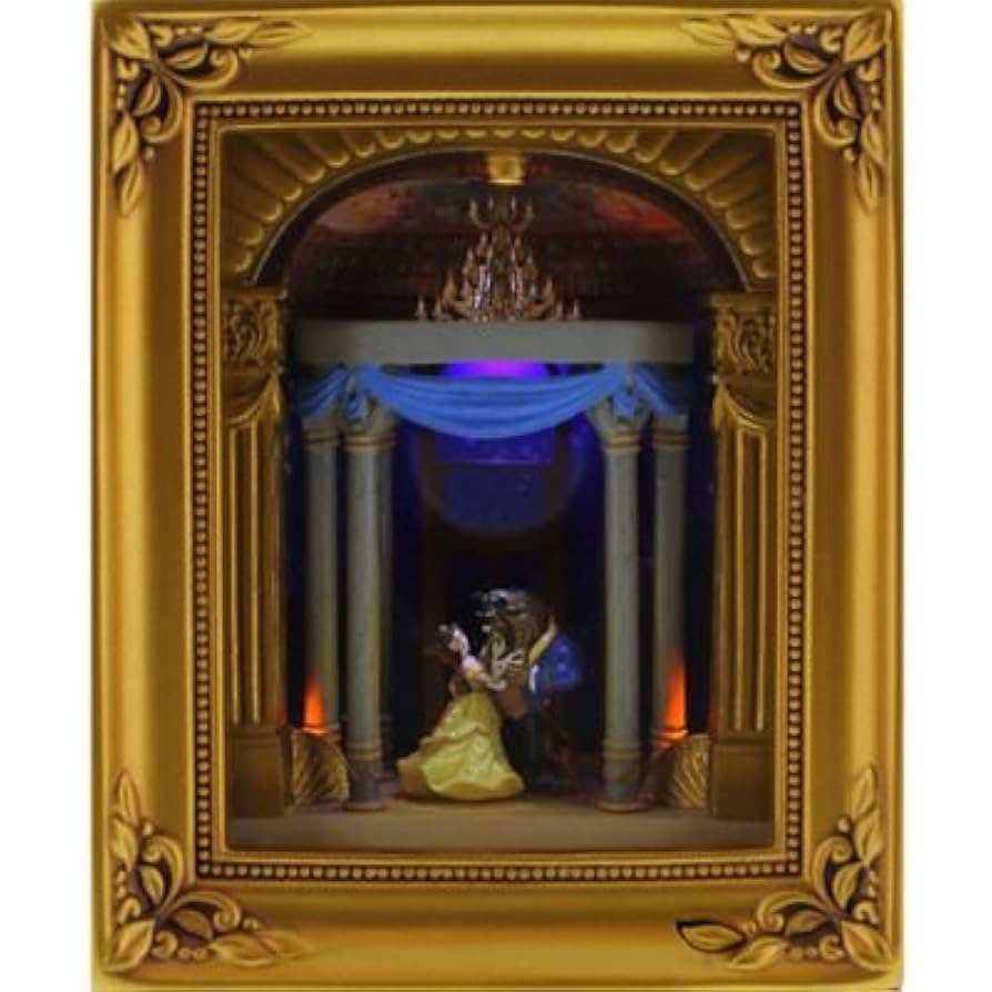 【Disney.ディズニー】☆美女と野獣.置き物 楽天市場】ジムショア 美女と野獣 月光のワルツ 25周年
